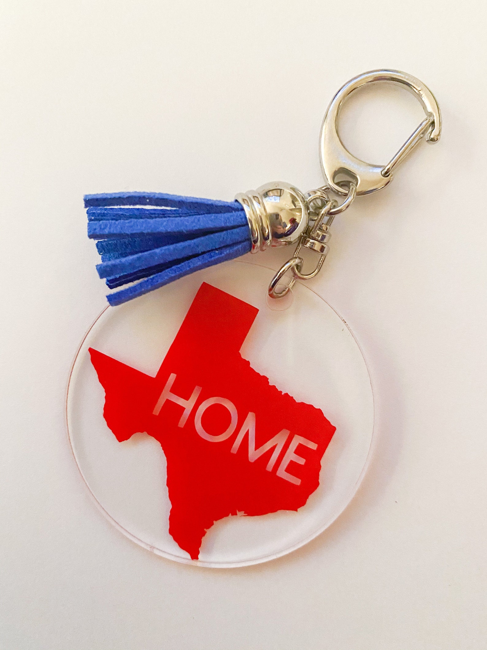 Texas Keychain Texas State Keychain Gift For Her Texas Etsy