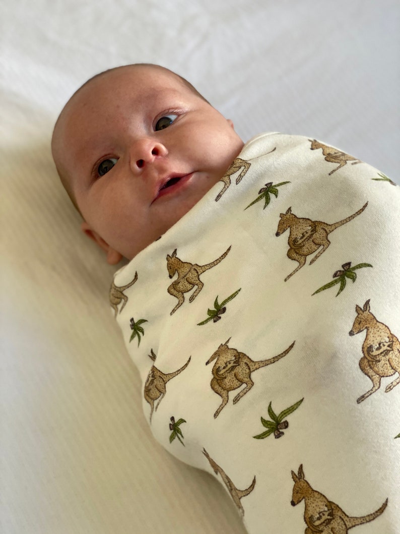 Australian Kangaroo Baby Wrap and Swaddle Blanket or Bunny Rug Etsy