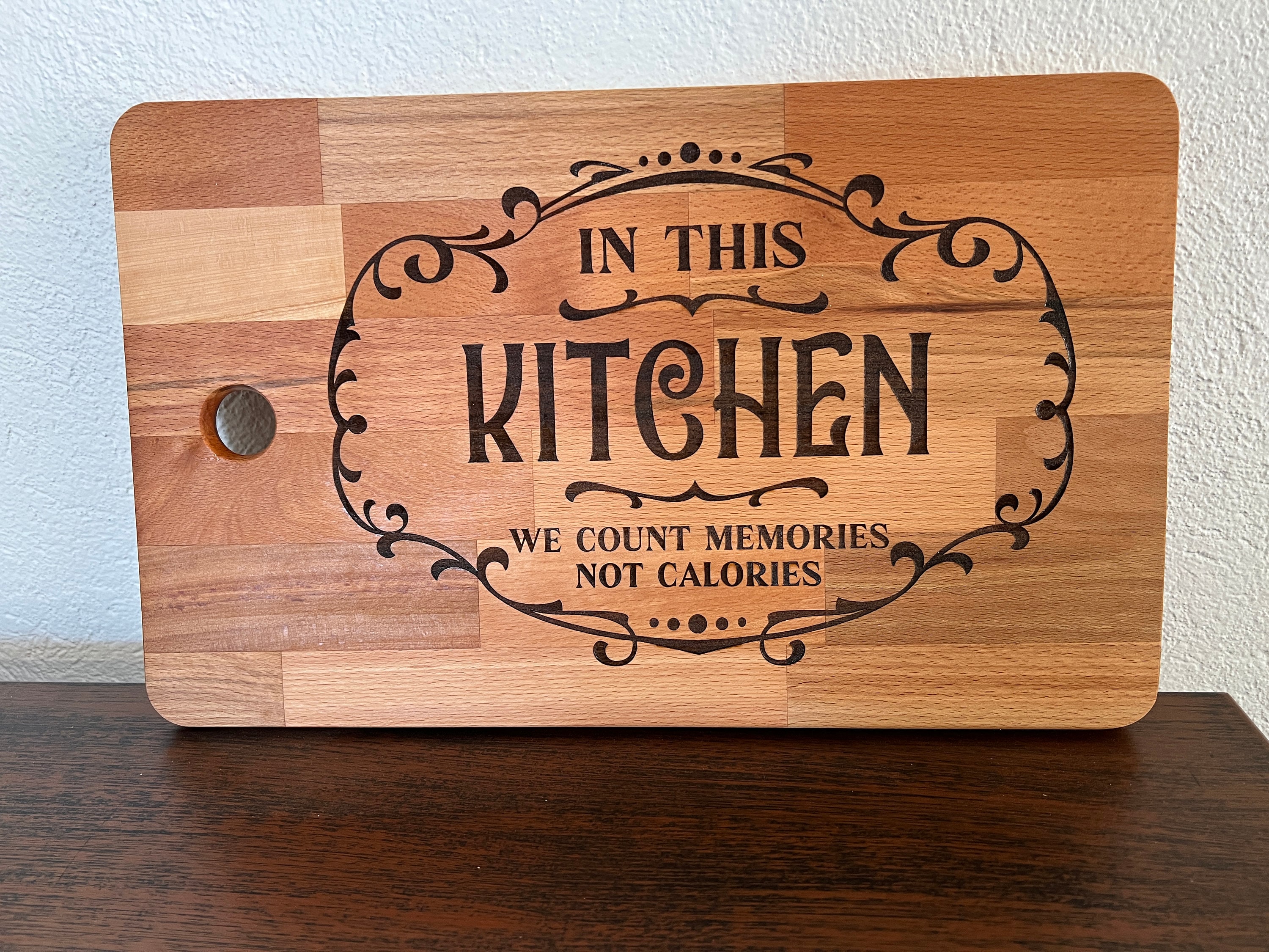 Count The Memories | Wooden Serving Board Count The Memories | Wooden Serving Board