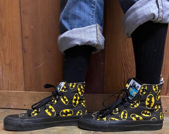 leather batman converse