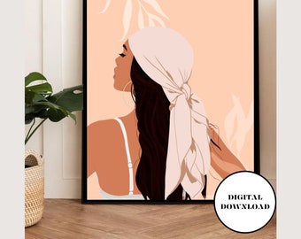 Black Art Prints, Black Girl Art, Black Art Prints, Printable Wall Art, Wall Decor, Boho Wall Art, Room Decor