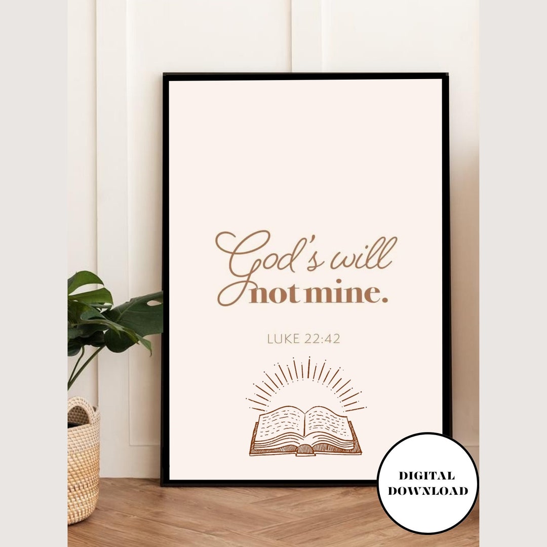 Christian Printable Wall Art, Digital Prints, Bible Art Prints ...