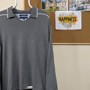 tommy hilfiger collared sweater