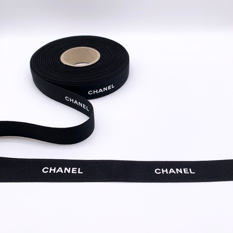 Authentic DESIGNER Ribbon by the Yard 20mm Black Etsy