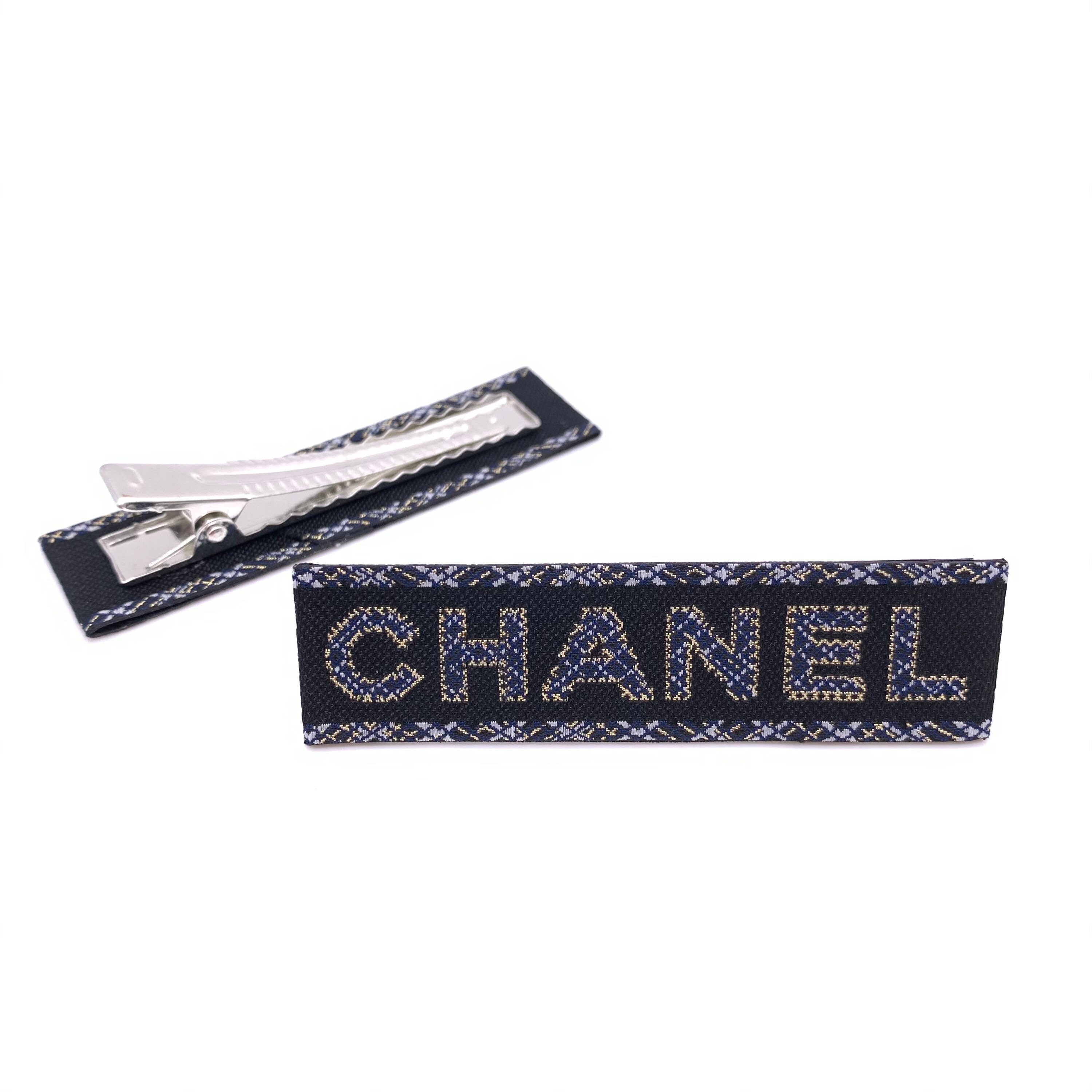 Handmade Hair Clip with Authentic CHANEL Ribbon Etsy