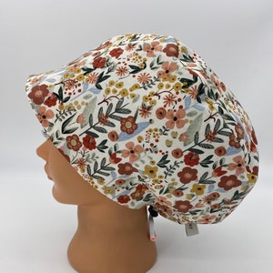 Caroline, Women&#39;s Euro Scrub Cap, Surgical Hat