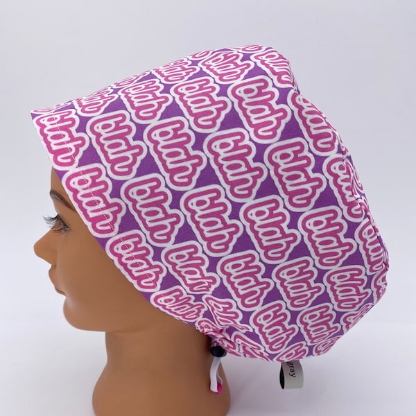 Funny Scrub Cap, Women's Euro Scrub Cap, Surgical Hat