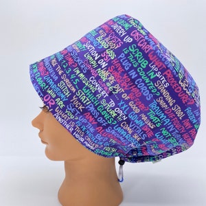 OR Talk, Women's Euro Scrub Cap, Surgical Hat