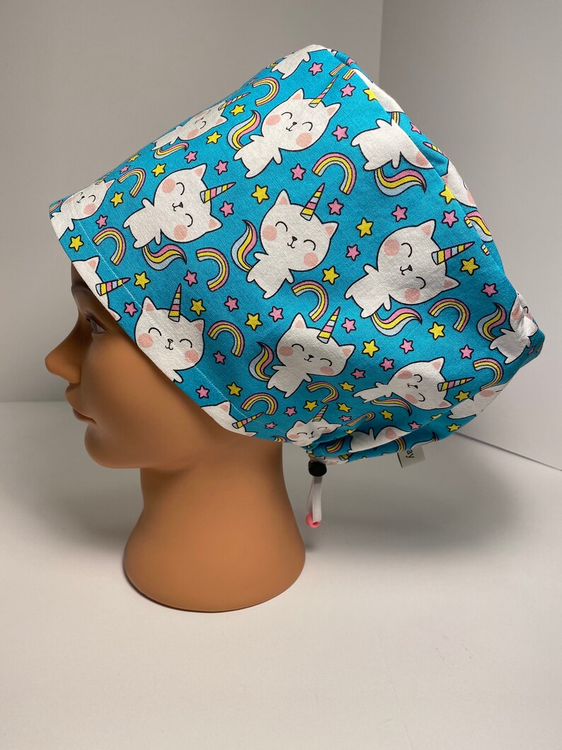 Caticorn Women/'s Euro Scrub Cap