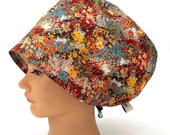 Gorro quirúrgico europeo de otoño para mujer, color aster.