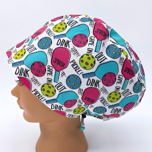 Women's Paddle Sport Euro Scrub Cap, Exercise Surgical Hat, Pickleball