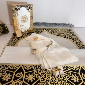 Quran gift set,islamic prayer set ,Islamic Gift Set, Prayer Mat, Quran Favors, Prayer Gift Set,Islamic Gifts, Muslim Mother&#39;s day  gift,