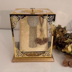 Personalized Acrylic Quran Box ,acrylic presentation box,jewelry presentation box