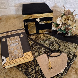 islamic prayer set ,Islamic Gift Set, Prayer Mat, Quran Favors,islamic wedding favors, Prayer Gift Set,Islamic Gifts.Quran set