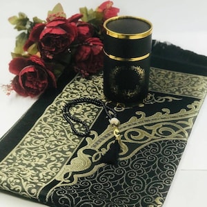 Quran gift set,islamic prayer set ,Islamic Gift Set, Prayer Mat, Quran Favors, Prayer Gift Set,Islamic Gifts, Muslim Fathers Day Gift Active