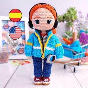 Max Mayfield amigurumi pattern Spanish/English
