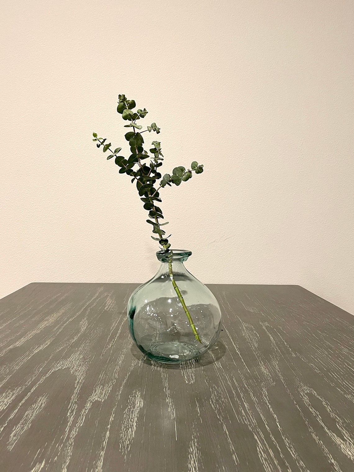 Glass Vase Farmhouse Home Decor Vintage ballon styled vase Etsy