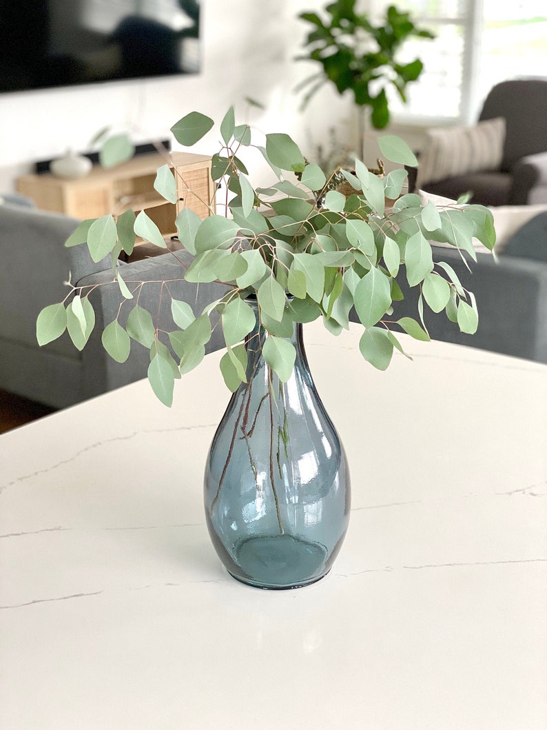 Glass Vase Farm House Home Decor Vase Vintage Rustic Style Etsy