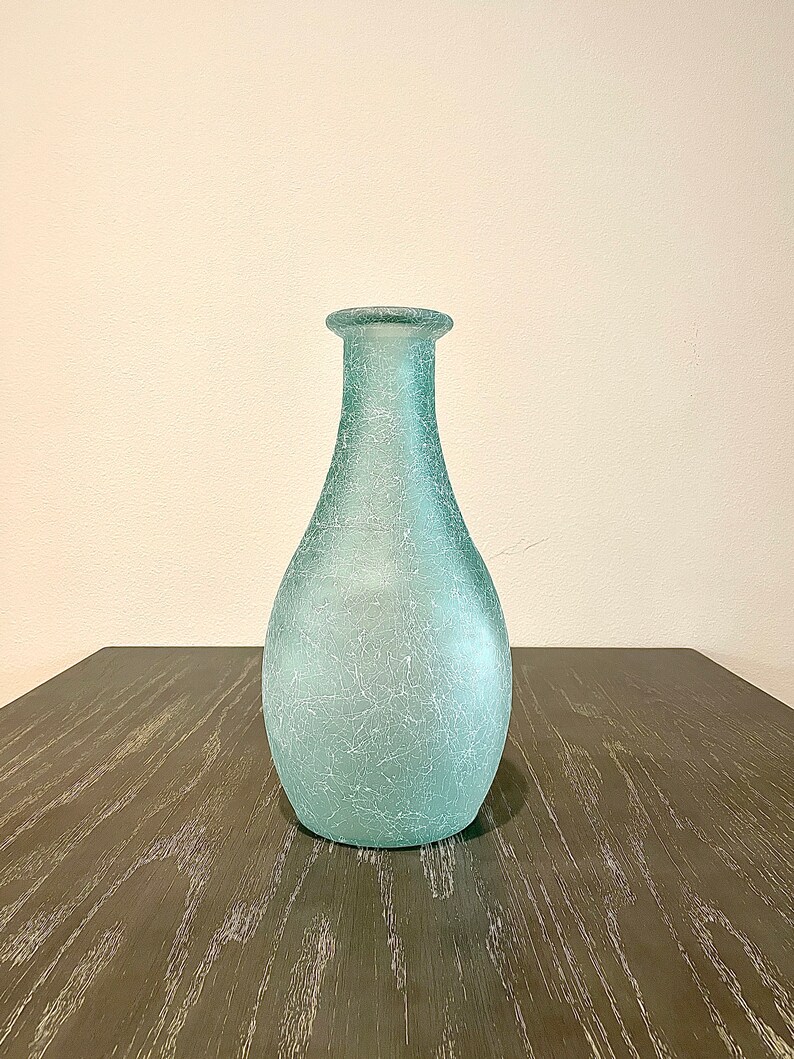 Glass Vase Farm House Home Decor Vase Vintage Rustic Style Etsy