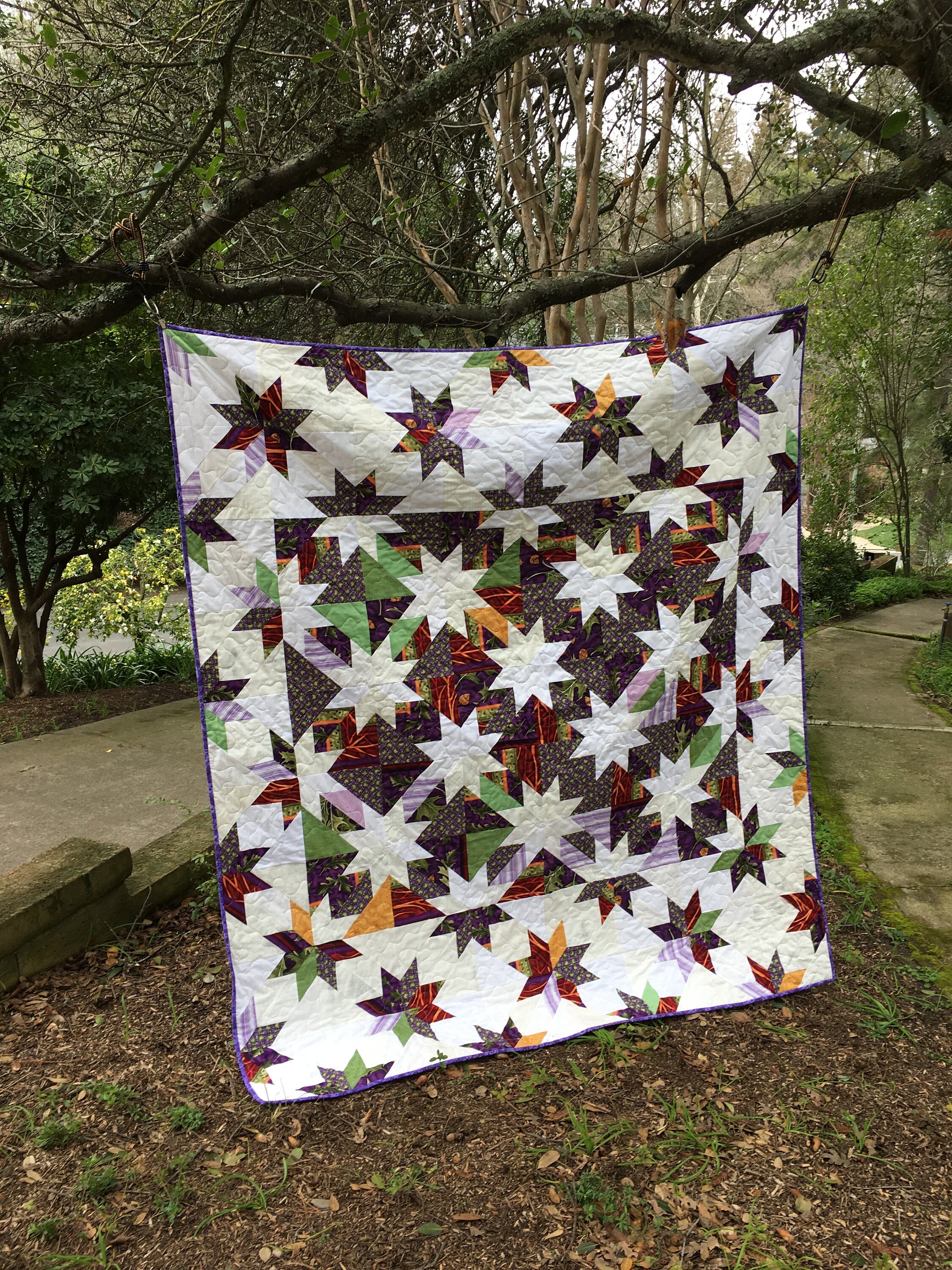 Confetti Star Quilt pattern from Material Girls FREE Shipping Etsy