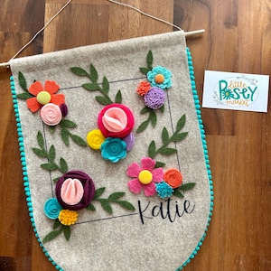 Secret Garden - Felt Banner