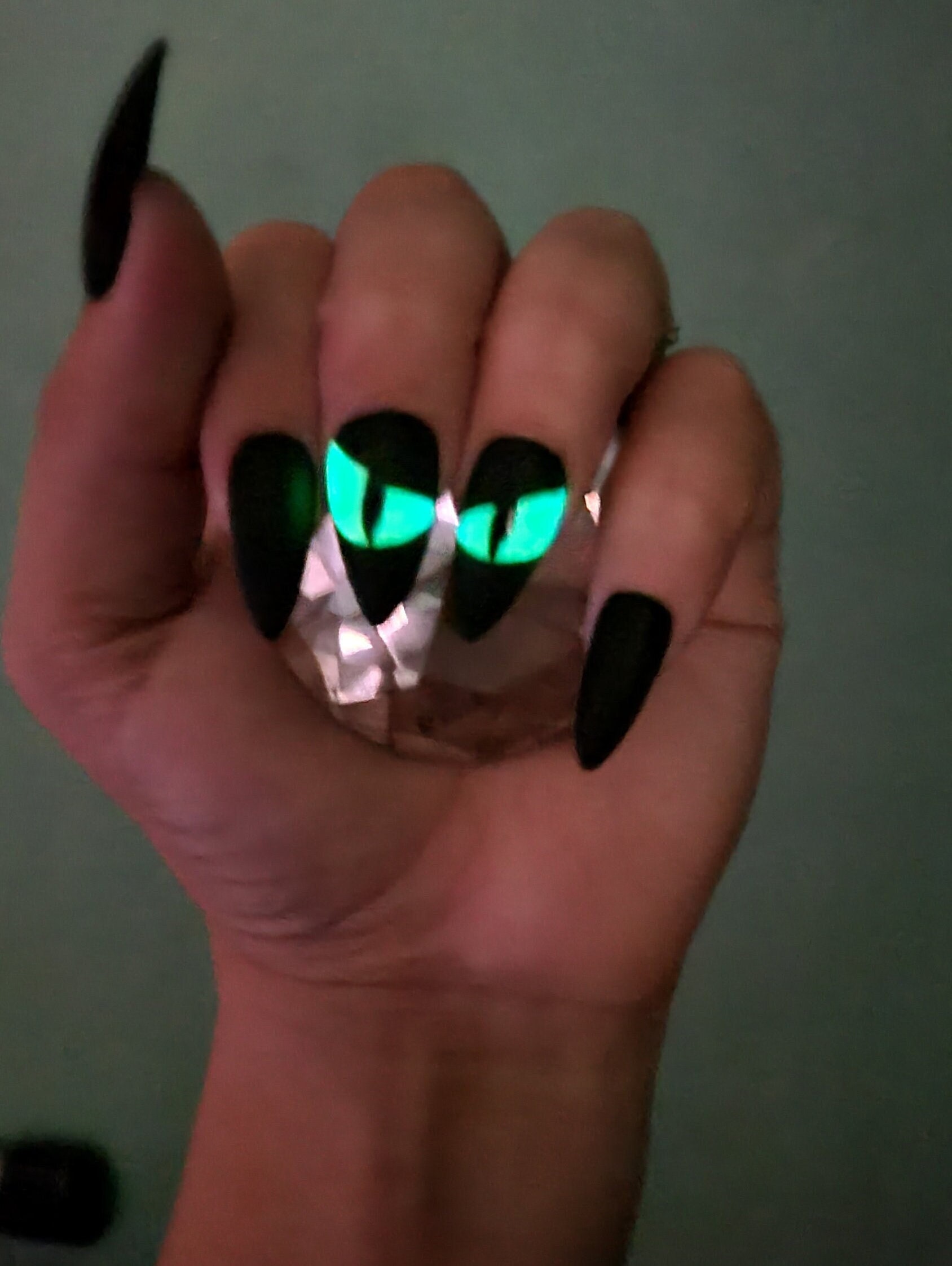 LETS GET LIT Glow In The Dark Nail Topper- 10 Toxin Free Nail Polish- Vegan  Friendly, Cruelty Free