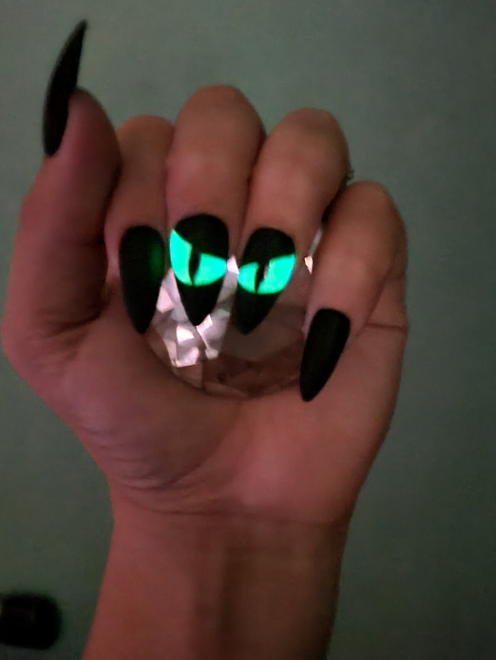 Glowing Nails - Etsy