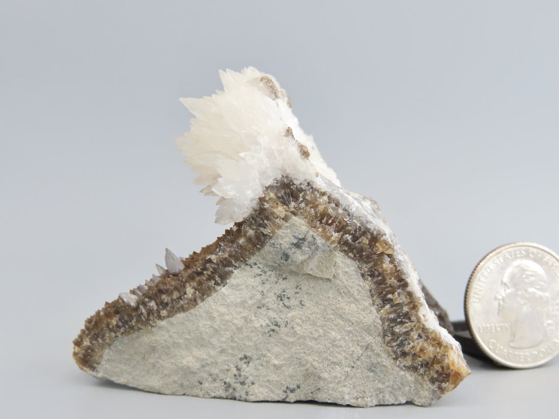 Colorless Calcite Crystals With Root Beer Calcite Crystals - Etsy