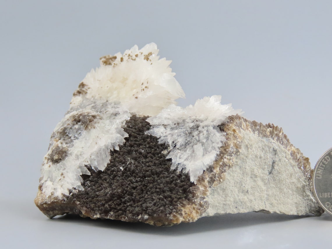 Colorless Calcite Crystals With Root Beer Calcite Crystals - Etsy