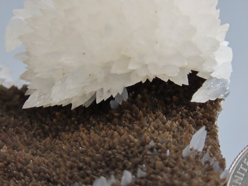 Colorless Calcite Crystals With Root Beer Calcite Crystals - Etsy