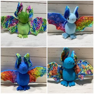 colorful plush bats, choose 1