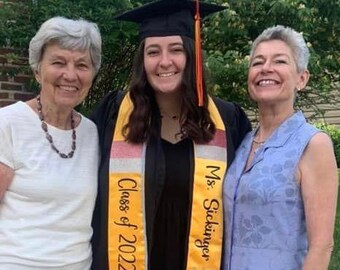 Étole de remise des diplômes pour professeur de crayon