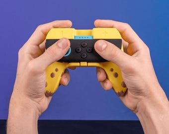 Gelber Power Peel Controller Griff für Nintendo Switch Joy-Con