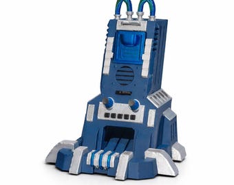 Torre de dados con panel de control: rodillo artesanal de Mad Science