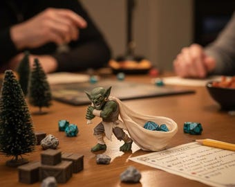 DND Dice Holder Goblin Figurine, Tabletop RPG Storage Decor