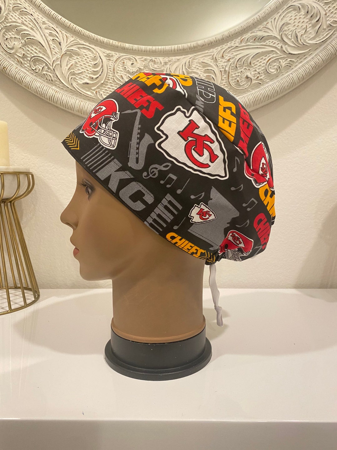 Kansas City Chiefs Womens Adjustable Womens Adjustable Scrub Etsy