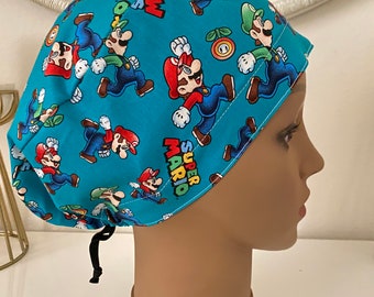 Mario Scrub Cap | Etsy