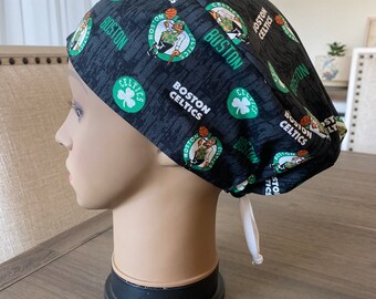 Celtics Scrub Caps - Etsy