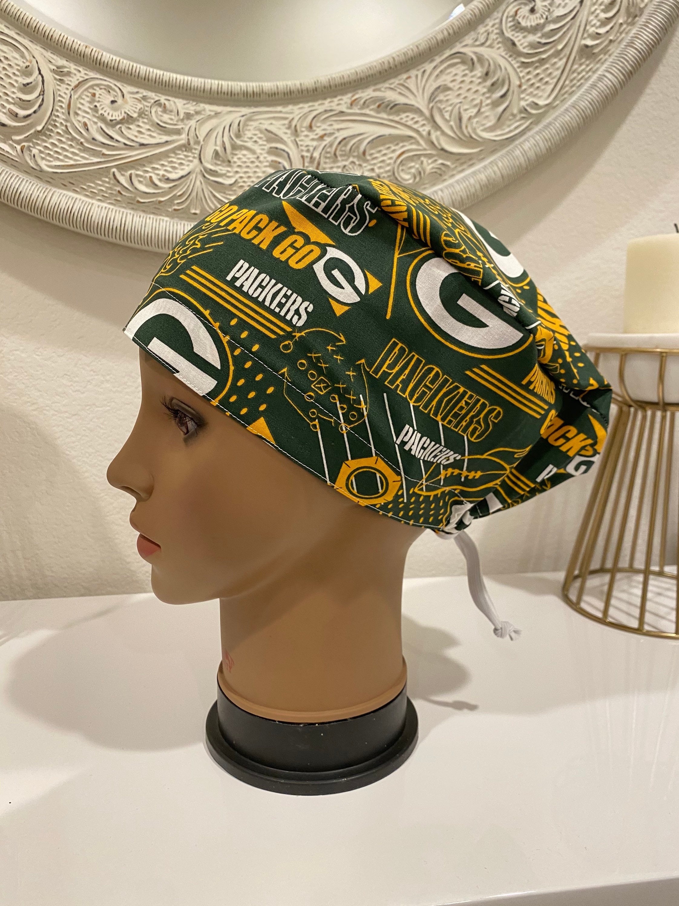 green bay packers scrub cap