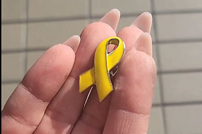Yellow Ribbon Pin | Bring them home | Free the hostages from Gaza
