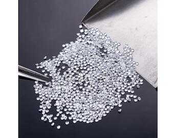 0,04 quilates Diamante 1 pieza Corte redondo VS Calidad G Color Diamante melee suelto Diamantes naturales y reales de corte completo son reales, no cultivados en laboratorio