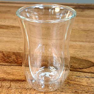 Double Walled Hourglass Tea Coffee Glass Cup Turkish Tulip Glasses Tea Glass coffee mug 7 oz Glass Istikan Arabic Glassware Set Brand New Without Handle