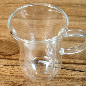 Double Walled Hourglass Tea Coffee Glass Cup Turkish Tulip Glasses Tea Glass coffee mug 7 oz Glass Istikan Arabic Glassware Set Brand New image 8