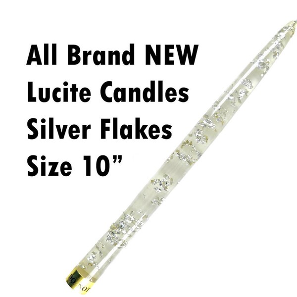 Lucite Taper Candles Etsy