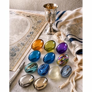 Cristal para romper en boda judía con funda protectora, diferentes colores, debajo de la jupá, judaica, cristal para mazel tov
