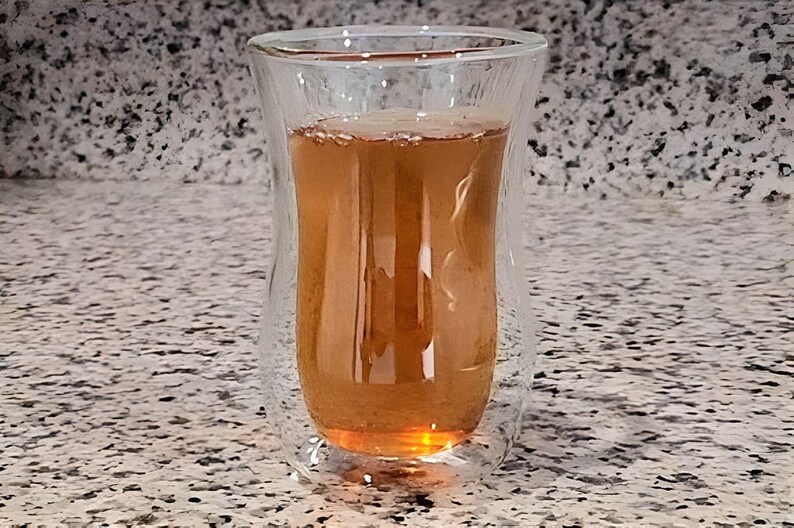 Double Walled Hourglass Tea Coffee Glass Cup Turkish Tulip Glasses Tea Glass coffee mug 7 oz Glass Istikan Arabic Glassware Set Brand New image 11