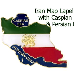 Iran Flag Pin Lion and Sun Emblem Shir O Khorshid Quality Heritage Lapel Persian Javid Shah Pahlavi Enamel Iranzamin