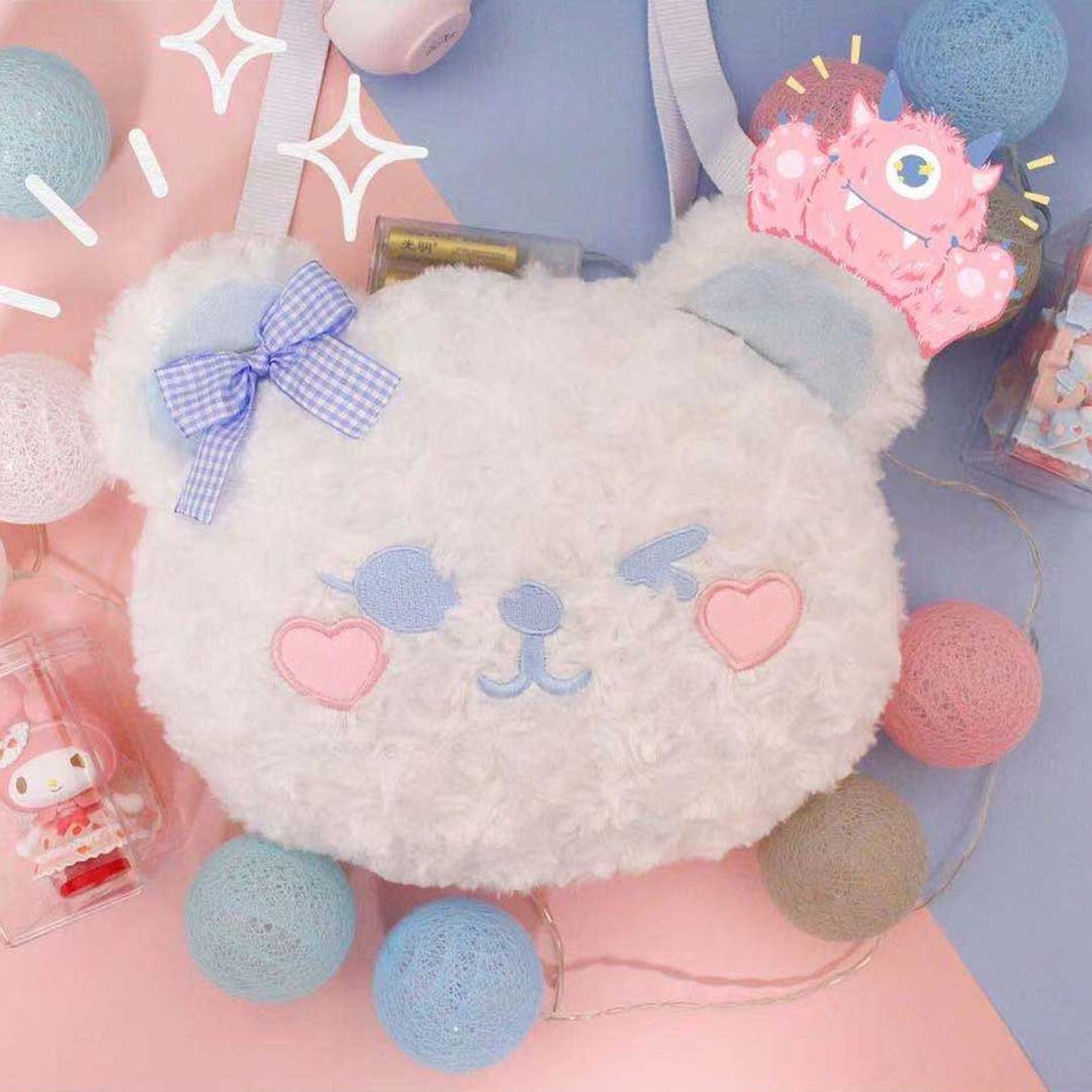 Bear Purse Cute Animal Purse Teddy Bear Gift Crossbody Small Etsy