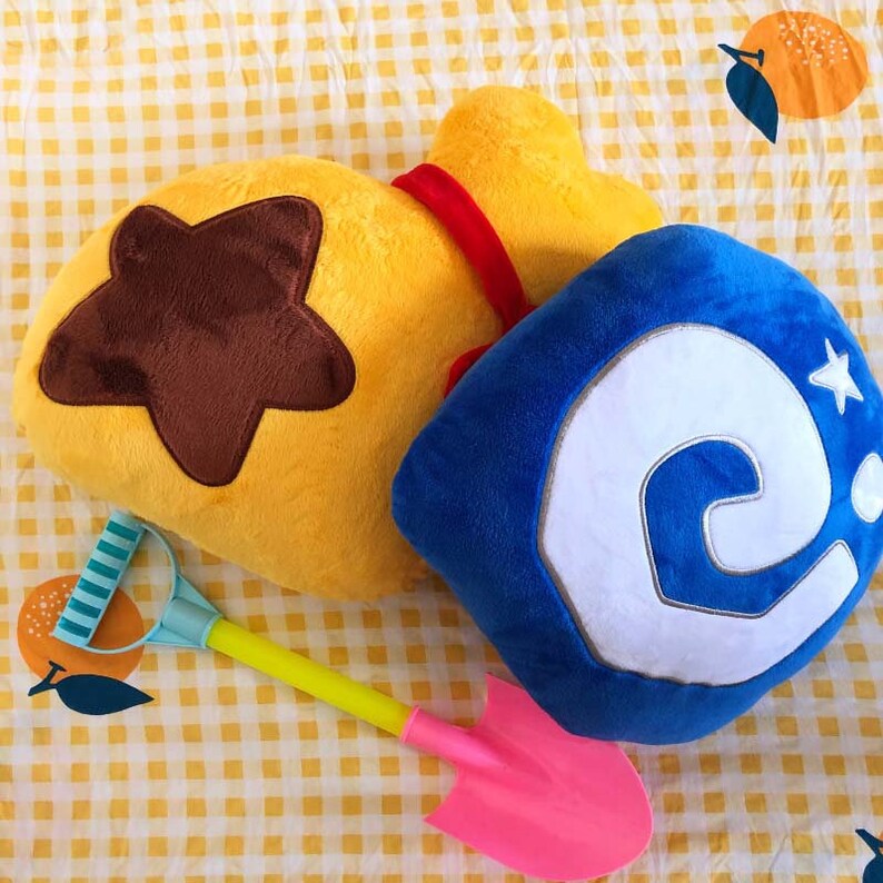 Animal Crossing Plush Cushion Bell Bag Plush Toy ACNH Cushion Etsy