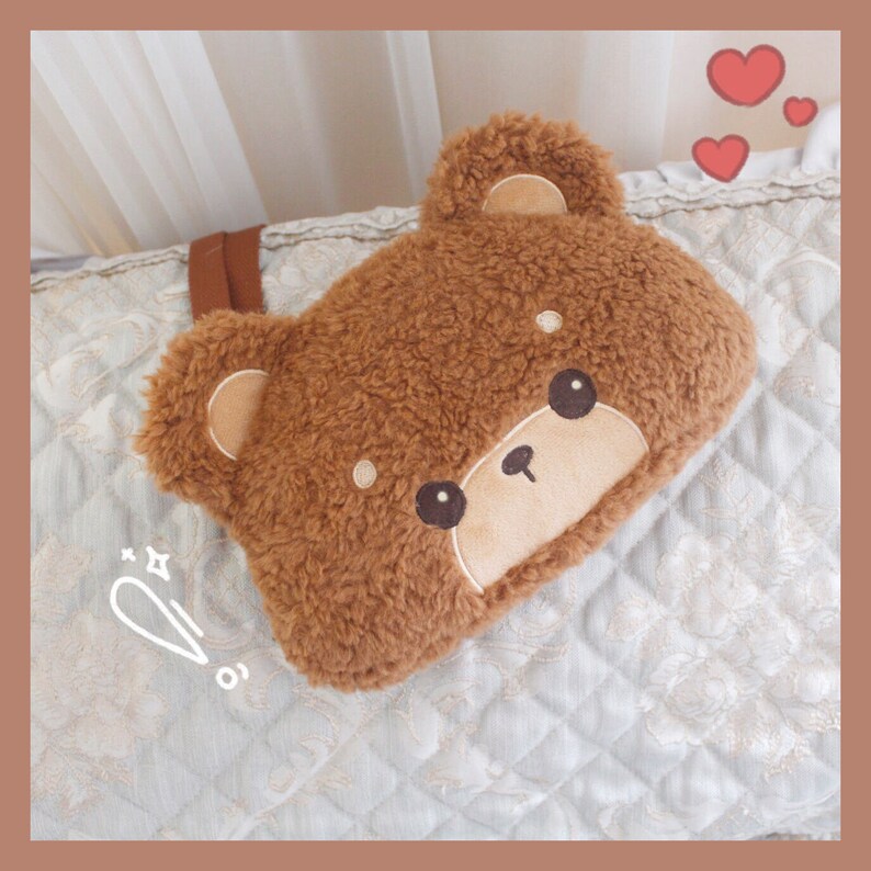 Bear Purse Cute Animal Purse Teddy Bear Gift Crossbody Small Etsy